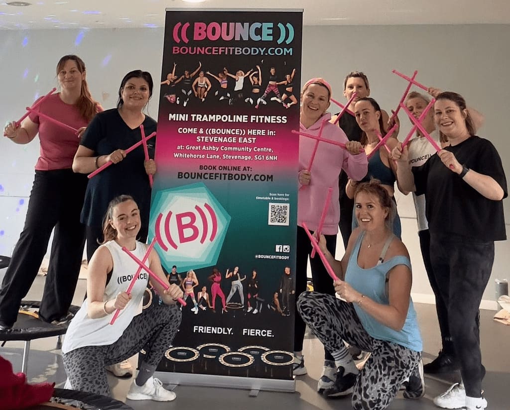 Stevenage Fitness Instructor tells us why it’s great to “Bounce” your way to fitness