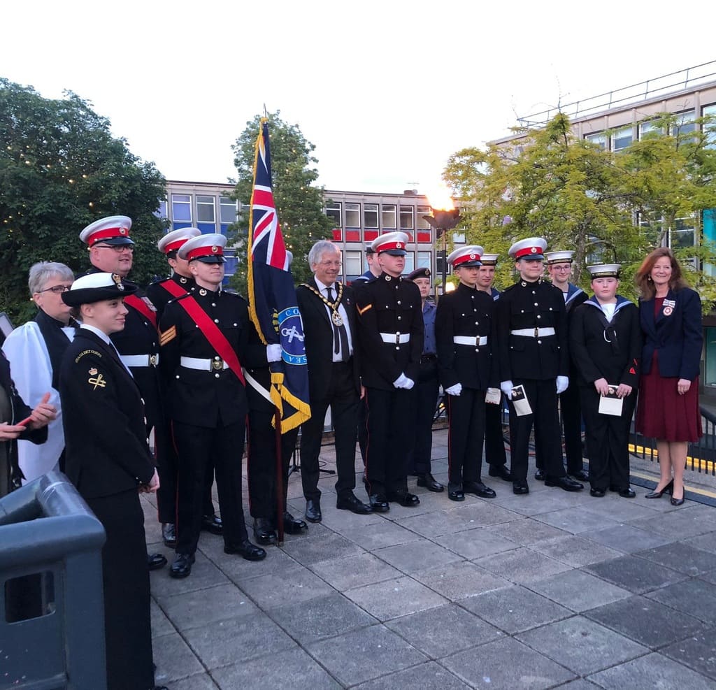 Cadets- Mayor- Vicar and DL on Joyride D Day