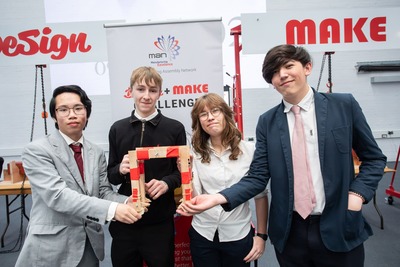 Stevenage school wins major prize at Design & Make competition