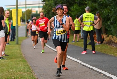 Hatfield 5K 28th August Yuko Gordon FVS 4249 by Keith Fenwick - Stevenage Running Club