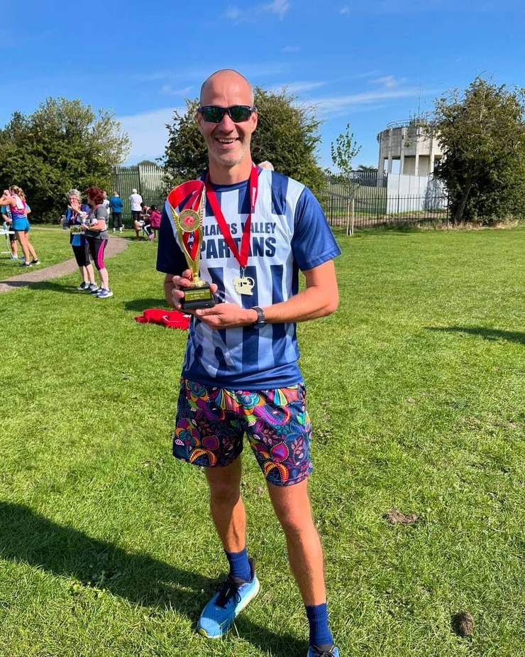 Mike Jeffs after the Stevenage 10K (2)