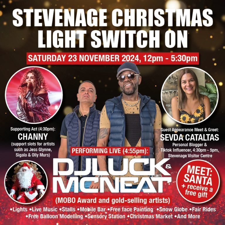 Stevenage Christmas Lights Switch on