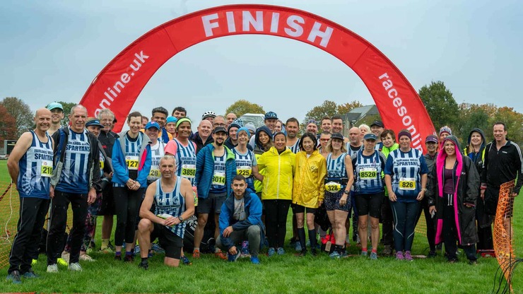 Fairlands Valley Spartans before the 40th anniversary Stevenage Marathon and Half by Keith Fenwick FVS 20 October 2024 (1) (1)