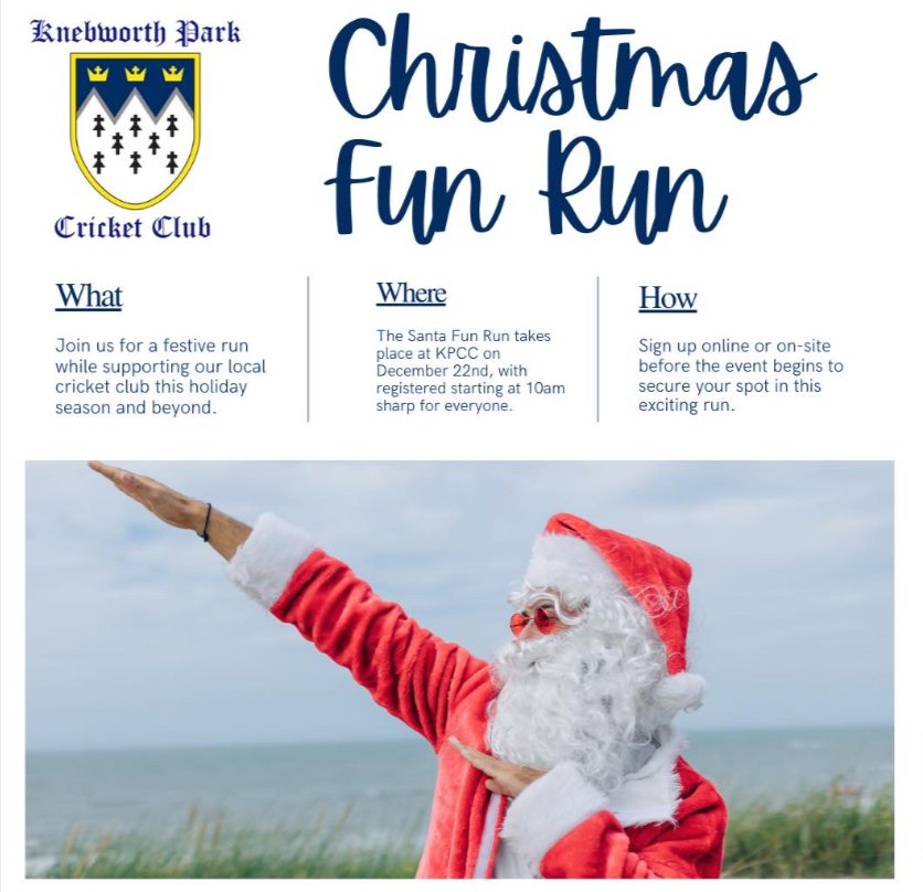 Knebworth-Park-Cricket-Club Christmas Fun Run