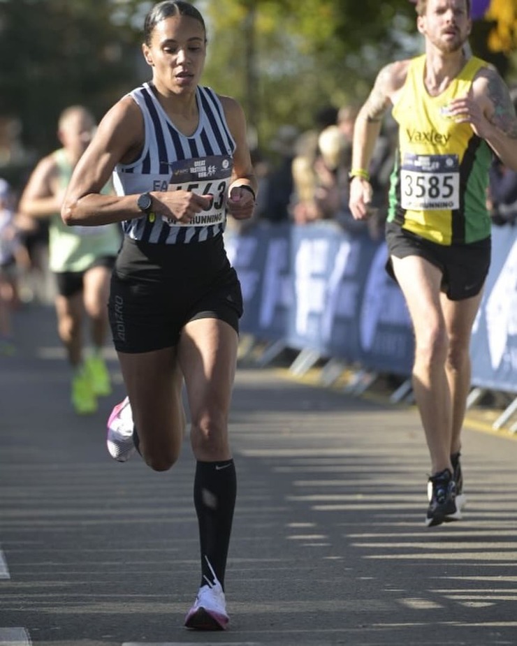 Record breaking Ashley Johnson Fairlands Valley Spartans at the Great Eastern Run Half Marathon (1)