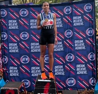 Ashley Johnson FVS first woman at the Bedford 10K 3 November 2024 (1)