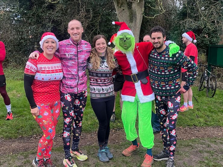 Christmas Day Parkrun in Stevenage