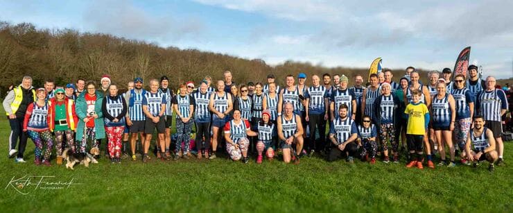 Some of the sixty FVS at the cross country league race in Stevenage on Sunday 15th Dec by Keith Fenwick (1)