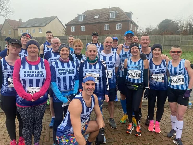 Some of the 26 Spartans before the Buntingford End of Year ten miles FVS (1) (2)