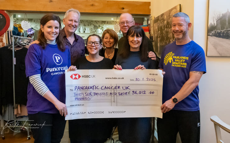 Charity work in Stevenage – Spartans Raise over £36,000 for Pancreatic Cancer UK