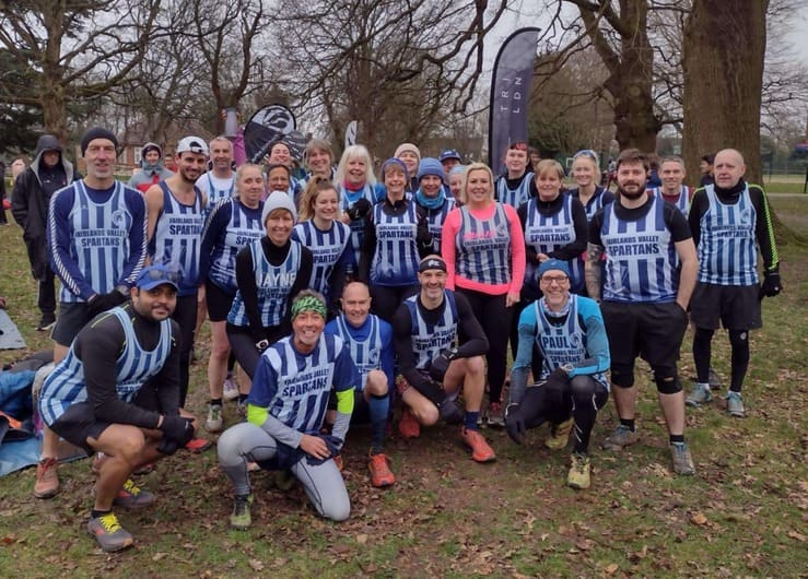 Some of the 34 Spartans who ran the cross country league race in Watford on Sunday Picture Sharon Crowley FVS (1)