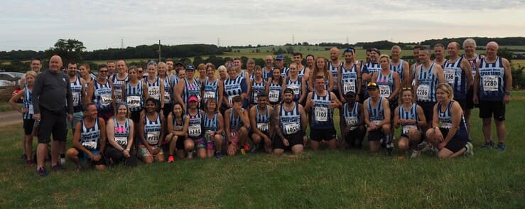 74 Spartans ran in the Mid Week League race near Buntingford 0n 25th June 2025 photo Carolyn Linsell FVS (1)