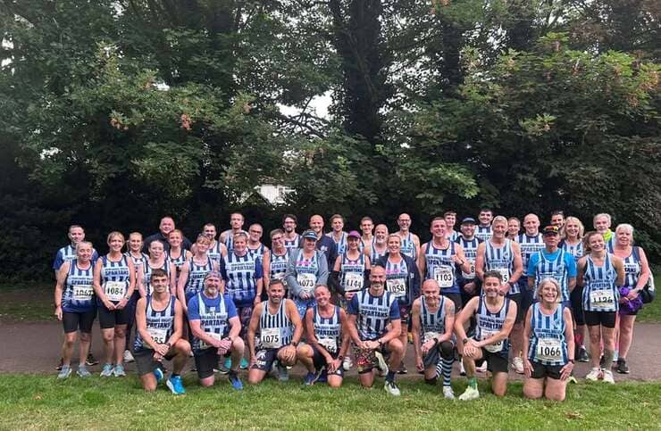 Fairlands Valley Spartans at the Mid Week League race in Cassiobury Park Watford (1)