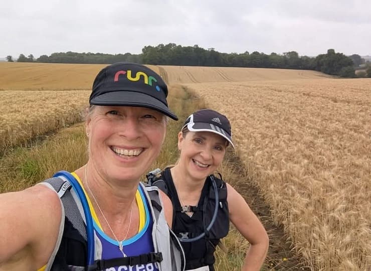 Fairlands Valley Challenge Penny Schenkel FVS and Tracey Pez FVS out in the fields by Penny Schenkel (1)