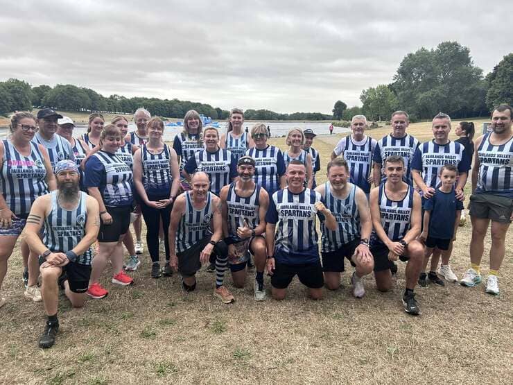 Just some of the 40 Fairlands Valley Spartans in Fairlands Valley Park for Saturday's Stevenage parkrun (2)